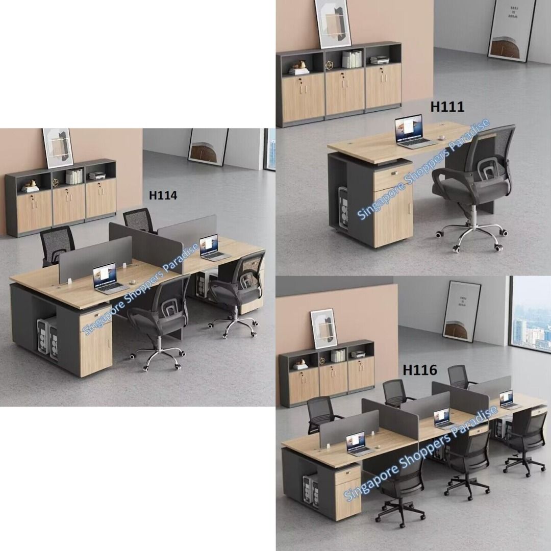 H111,114,116. CCC 001 Executive Workstation, Workstation w Divider ...