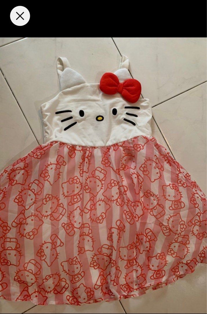 Sanrio Hello Kitty girl dress Size 5 Babies Kids Babies Kids Fashion on Carousell