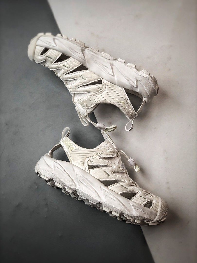 Hoka Hopara Sandals Hopara White Hoka One One Hopara White Sandals