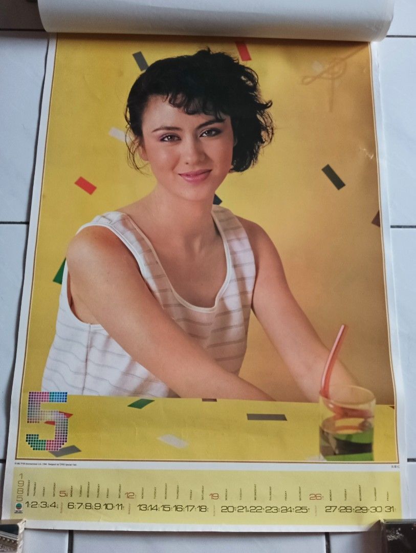 Hong Kong TVB Calendar 1985 Hobbies Toys Collectibles Memorabilia