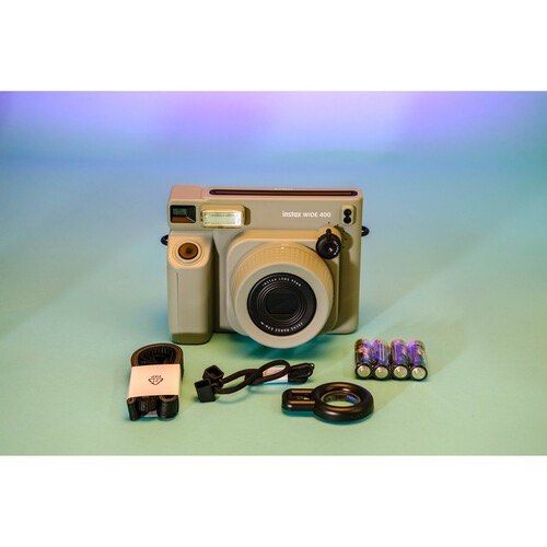 Instax Wide 400 Intant Camera (Category: Cameras) located in Quezon City. Submitted by bdsdc1998 (Listing ID 1314804366, Image 3). Description: INCLUSIONS -Unit -Camera Angle Adjustment Accessory -Closeup Lens -Shoulder Strap -Batteries -Users Manual -Warranty Papers Fujifilm Instax Wide 400 Instant Camera HIGHLIGHTS Uses FUJIFILM INSTAX Instant Color Film Image Size: 2.4 x 3.9” Retractable 95mm f/14 Lens Self-Timer up to 10s 0.37x Optical Viewfi