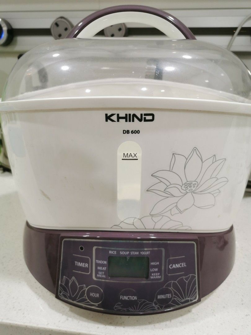 Khind Double Boiler Steam DB600, TV & Home Appliances, Kitchen