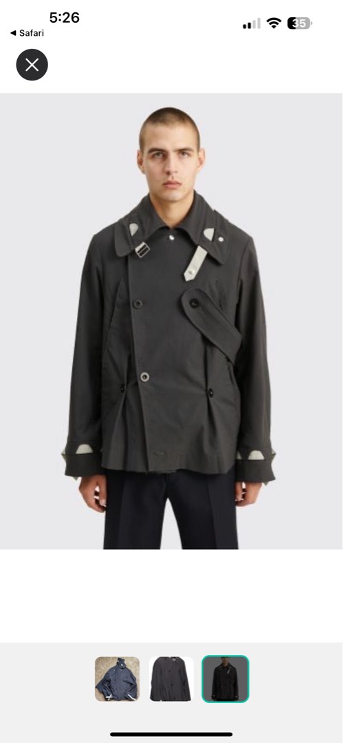 KIKO KOSTADINOV MAIDEN PEACOAT JACKET, Men's Fashion, Coats, Jackets and  Outerwear on Carousell