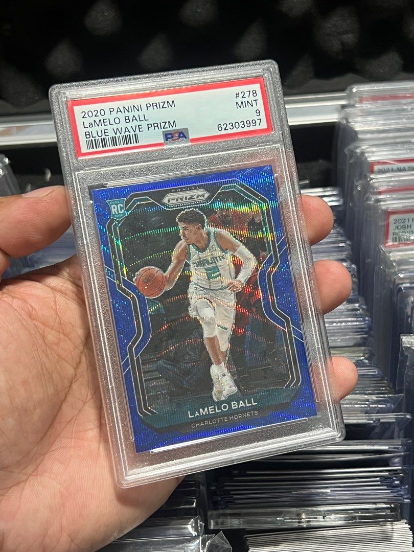 lamelo ball prizm rc blue wave psa 9 (Category: Graded Singles) located in Quezon City. Submitted by gabkarton (Listing ID 1314884725, Image 1). Description: For sale Lamelo Ball prizm rc blue wave. got it raw 15k last 2021 had it graded to PSA. selling it low for only 8k.