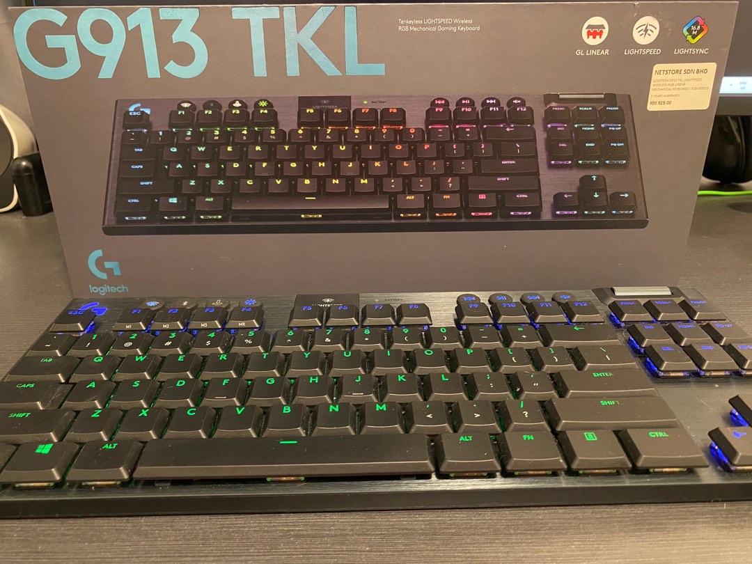 G913 TKL LIGHTSPEED Wireless RGB Mechan…（LOGITECH G913 TKL  
