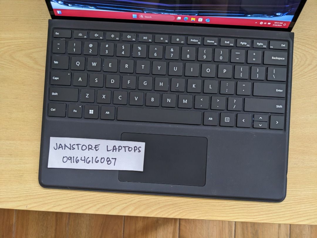 Microsoft Surface Pro 8 Core i5 1135G7 8GB 256SSD (Category: Laptops & Notebooks) located in Quezon City. Submitted by janstore-computer-trading (Listing ID 1314880556, Image 2). Description: Model : Microsoft Surface Pro 8 (3K 120Hz Display , with Keyboard) Condition : Slightly Used , Very presentable Price : 33,999 Original Price : 75,000 Specs: Processor : Intel Core i5-1135G7 11th Gen Quad core ( 2.4 - 4.2 Ghz ) Ram : 8 GB LPDDR4 4267Mhz Stor
