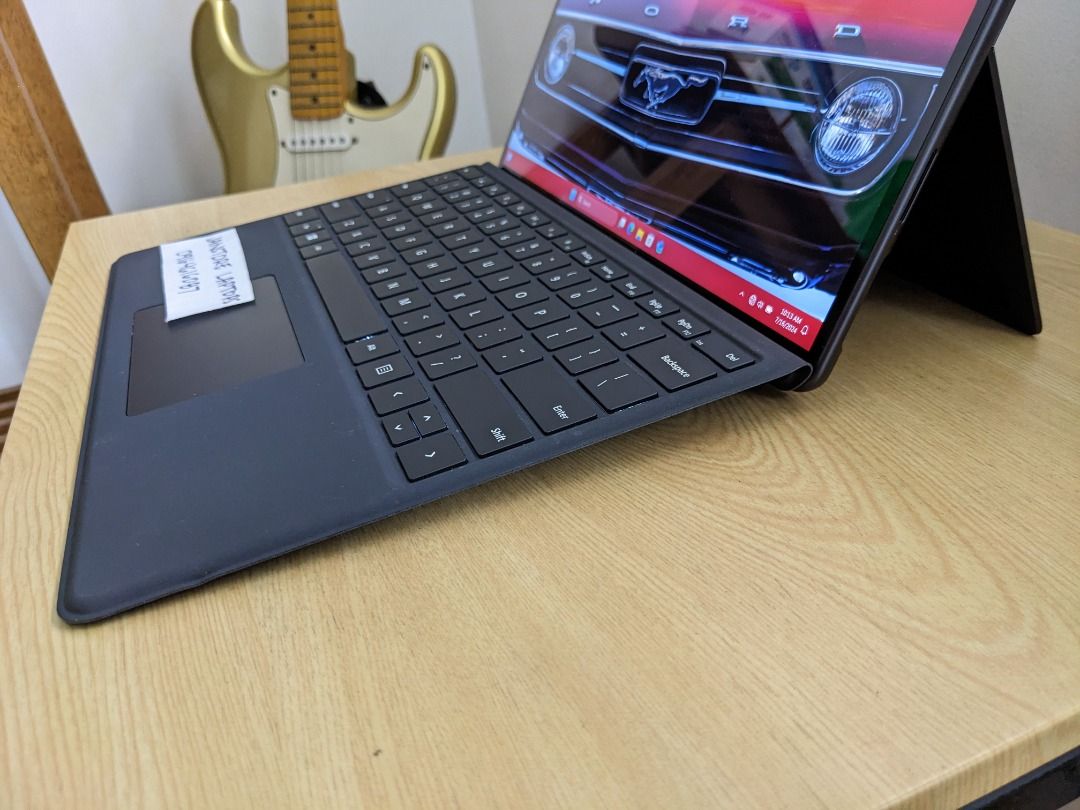 Microsoft Surface Pro 8 Core i5 1135G7 8GB 256SSD (Category: Laptops & Notebooks) located in Quezon City. Submitted by janstore-computer-trading (Listing ID 1314880556, Image 3). Description: Model : Microsoft Surface Pro 8 (3K 120Hz Display , with Keyboard) Condition : Slightly Used , Very presentable Price : 33,999 Original Price : 75,000 Specs: Processor : Intel Core i5-1135G7 11th Gen Quad core ( 2.4 - 4.2 Ghz ) Ram : 8 GB LPDDR4 4267Mhz Stor