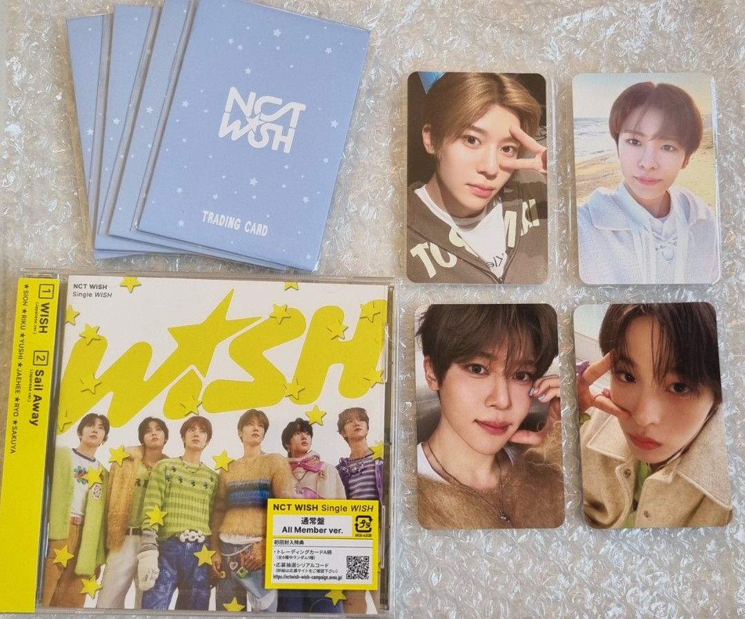 NCT WISH 歴代リリース作品日本盤ユウシセット トレカ付