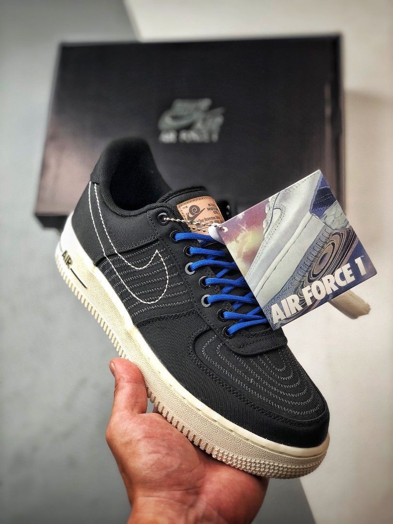 Nike air force 1 7 sail black store