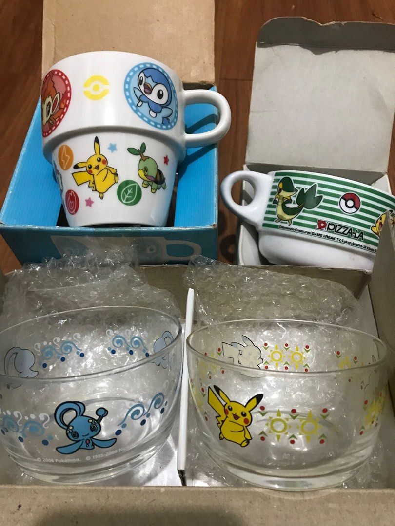 Pokemon ceramic bundle (Category: Coffee & Tea Tableware) located in Valenzuela. Submitted by ash_tonnn (Listing ID 1314852791, Image 1). Description: Pokemon ceramic bundle With box 2 bowl 2 mugs Nego! Pm for more info.