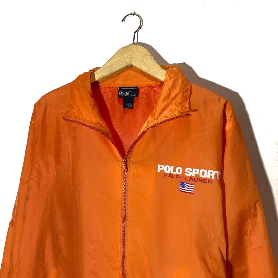ジャケット・アウター Vintage Polo Sportsman Jacket Msize Vintage Polo Sport Sportsman Ralph Lauren Hooded Jacket – Beige