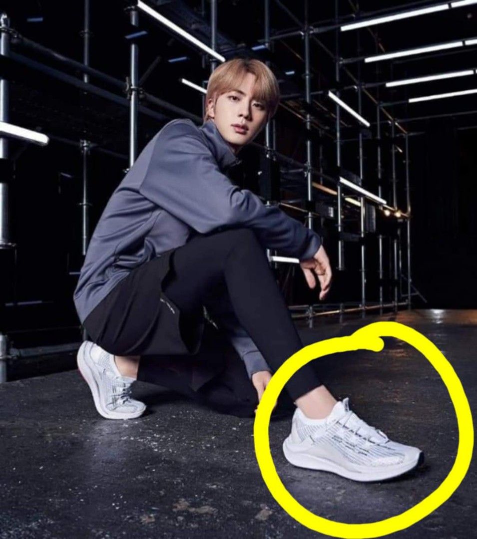 PRE ORDER SOKOR BTS JIN X FILA Men s Fashion Footwear Casual Shoes on Carousell