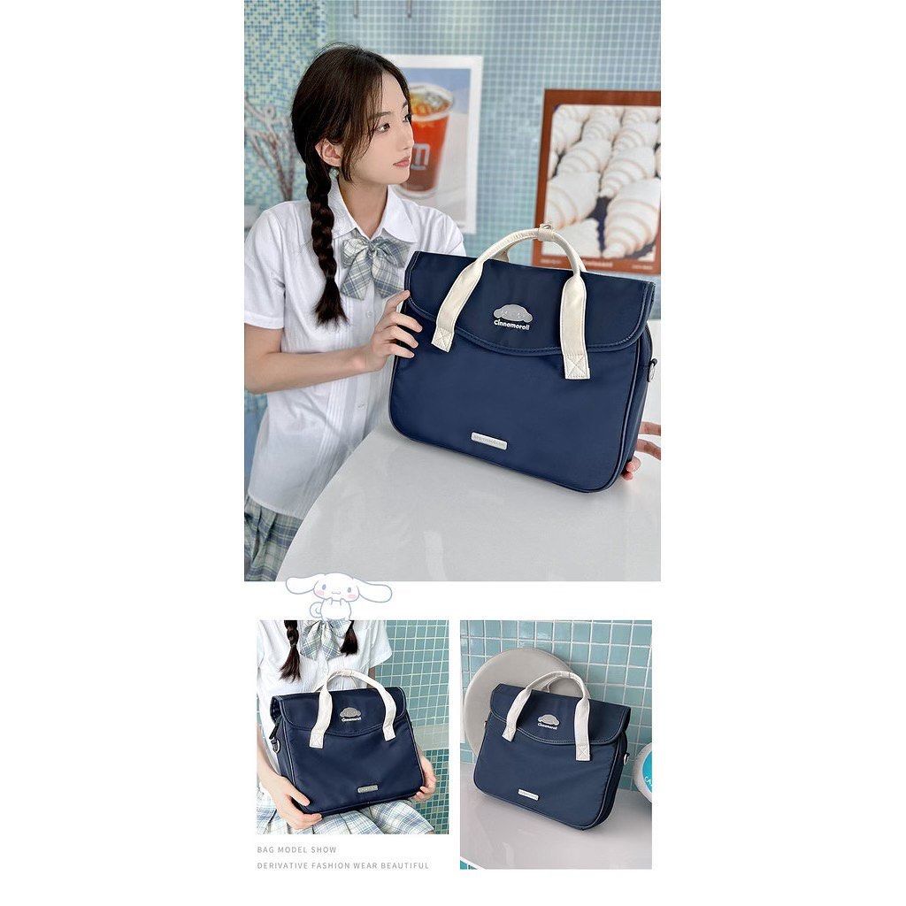 Sanrio Cinnamoroll Laptop Bag (Category: Laptop Bags & Sleeves) located in Quezon City. Submitted by unicornmanila (Listing ID 1314774753, Image 2). Description: 🤍 Sanrio Cinnamoroll Laptop Bag 🤍 Preorder eta 3-4 weeks only 🤍 50% down payment required only 🥰🫶🏻 .