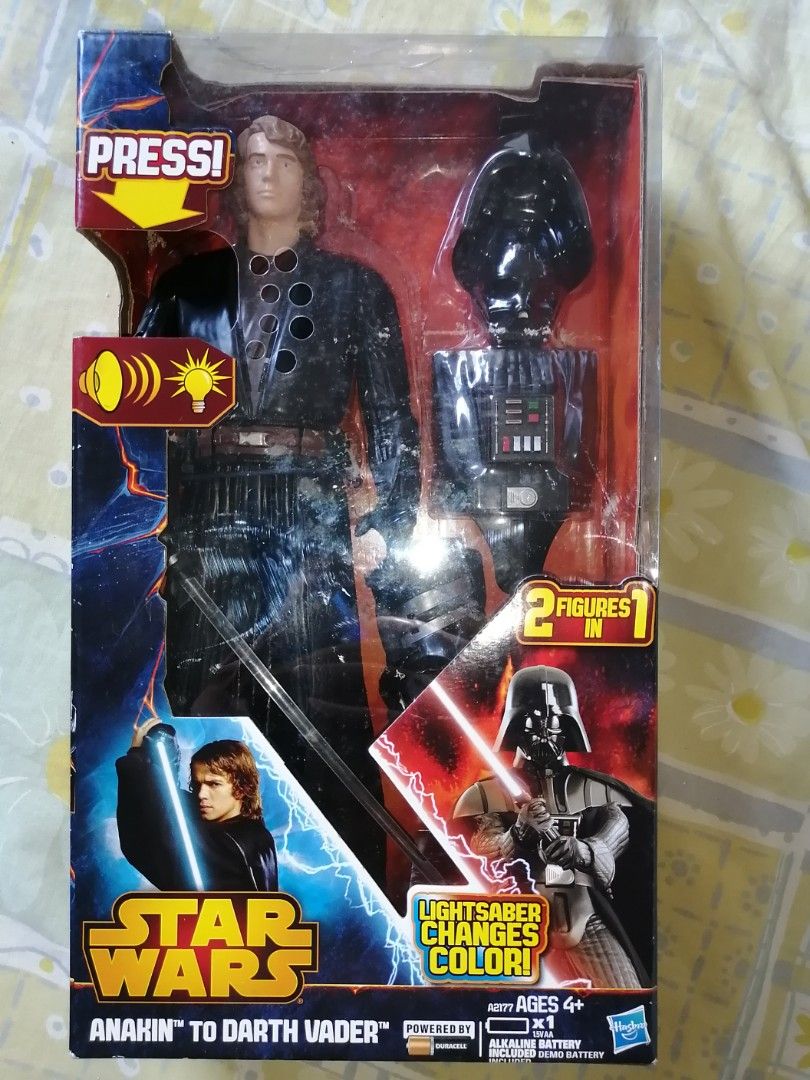 Star wars anakin to darth vader color change lightsaber toy cheap