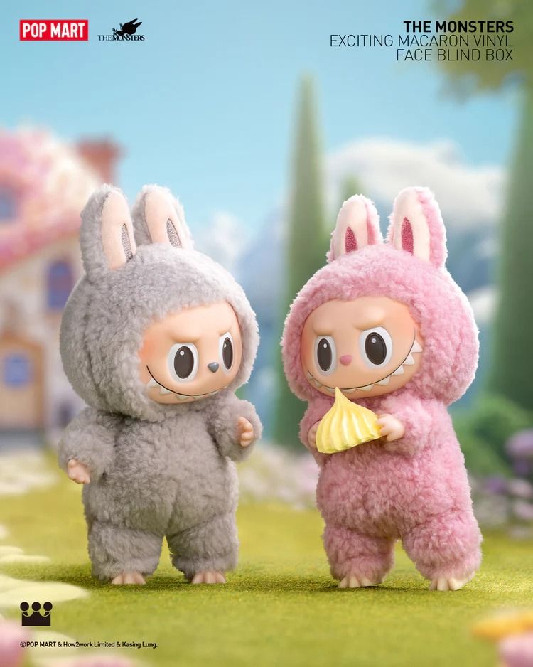THE MONSTERS EXCITING MACARON 3点 LABUBU THE MONSTERS - Tasty Macarons Vinyl Face Blind Box (LABUBU