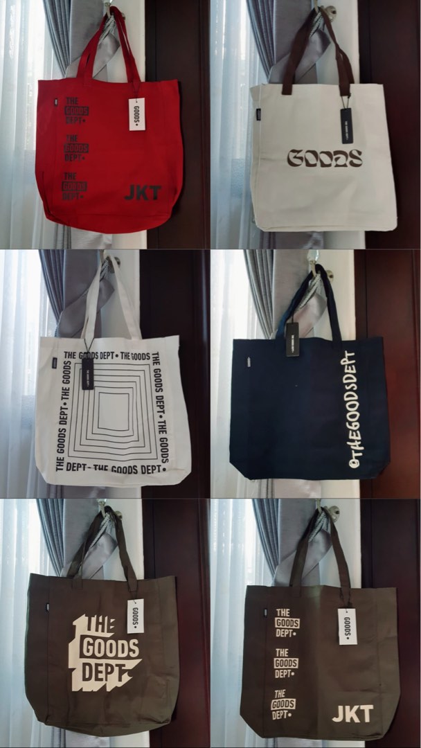 Totebag the goods dept original Harga per pcs Fesyen Pria Tas Dompet Lainnya di Carousell
