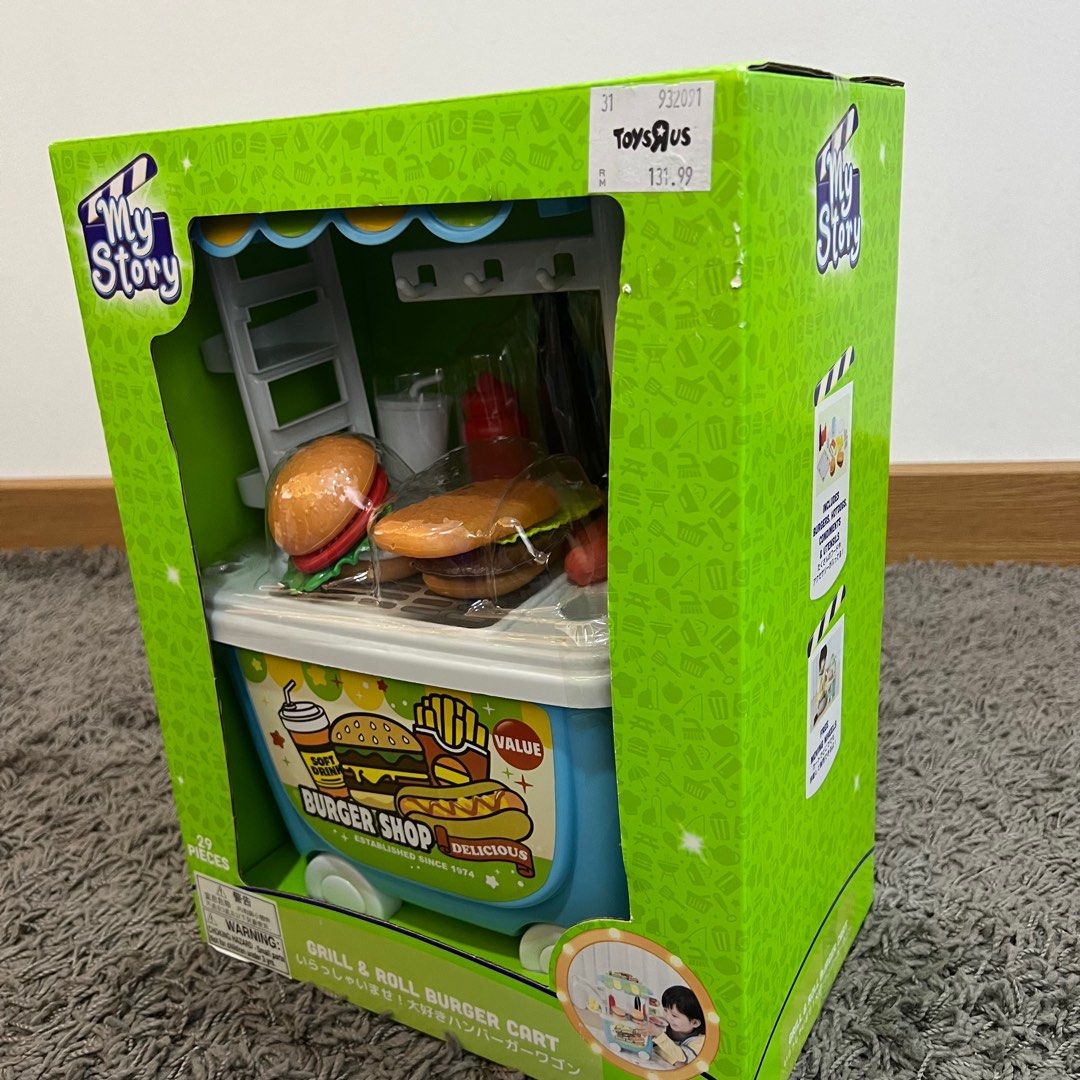 Burger cart toy discount