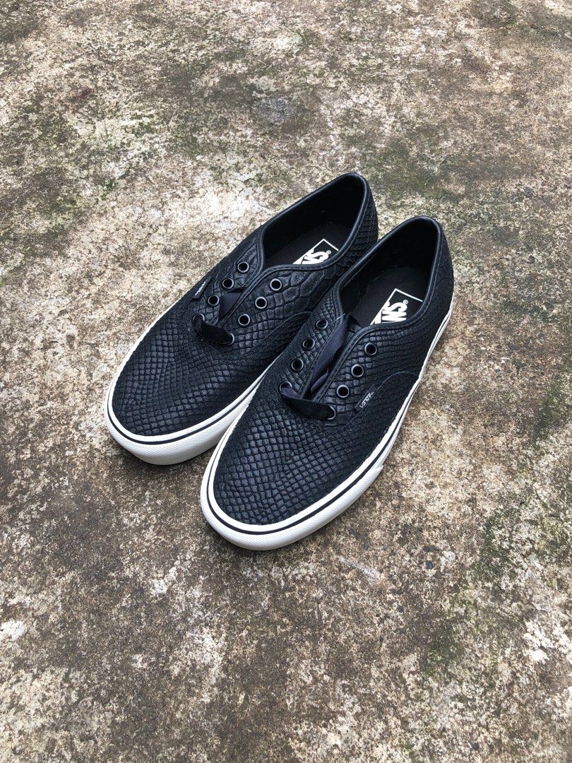 Vans Authentic leather snake platform Men s Fashion Footwear Sneakers on Carousell