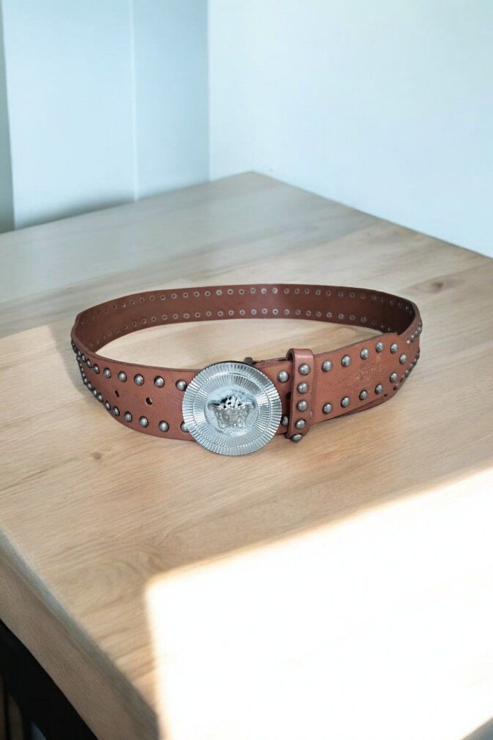 Versace belt sale mens discount