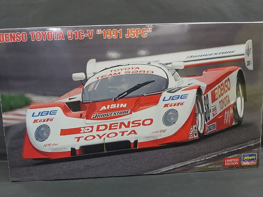 全新 1/24 長谷川 豐田 耐力賽 賽車 (限量版) 拼裝模型 Hasegawa 20665 - 1/24 Denso Toyota 91C ...