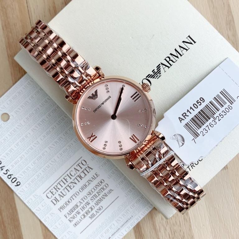 GREAT DEALS Emporio Armani AR11059 Gianni Stainless Steel Women Watch Women s Fashion Watches Accessories Watches on Carousell