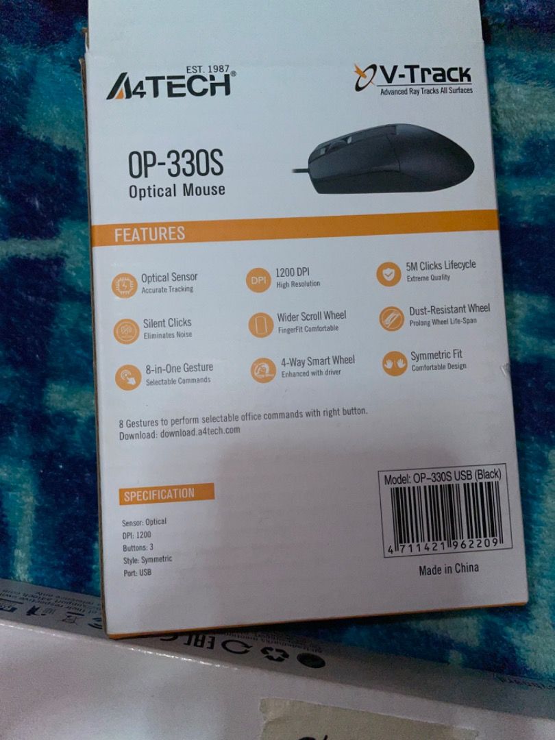 A4Tech Bundle [KK-3 Keyboard & OP-330S), Computers & Tech, Parts ...