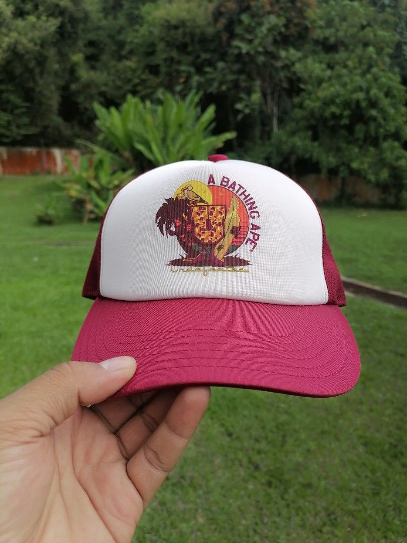 A Bathing Ape x Undefeated Trucker Cap JAPAN, Men's Fashion, Watches ...