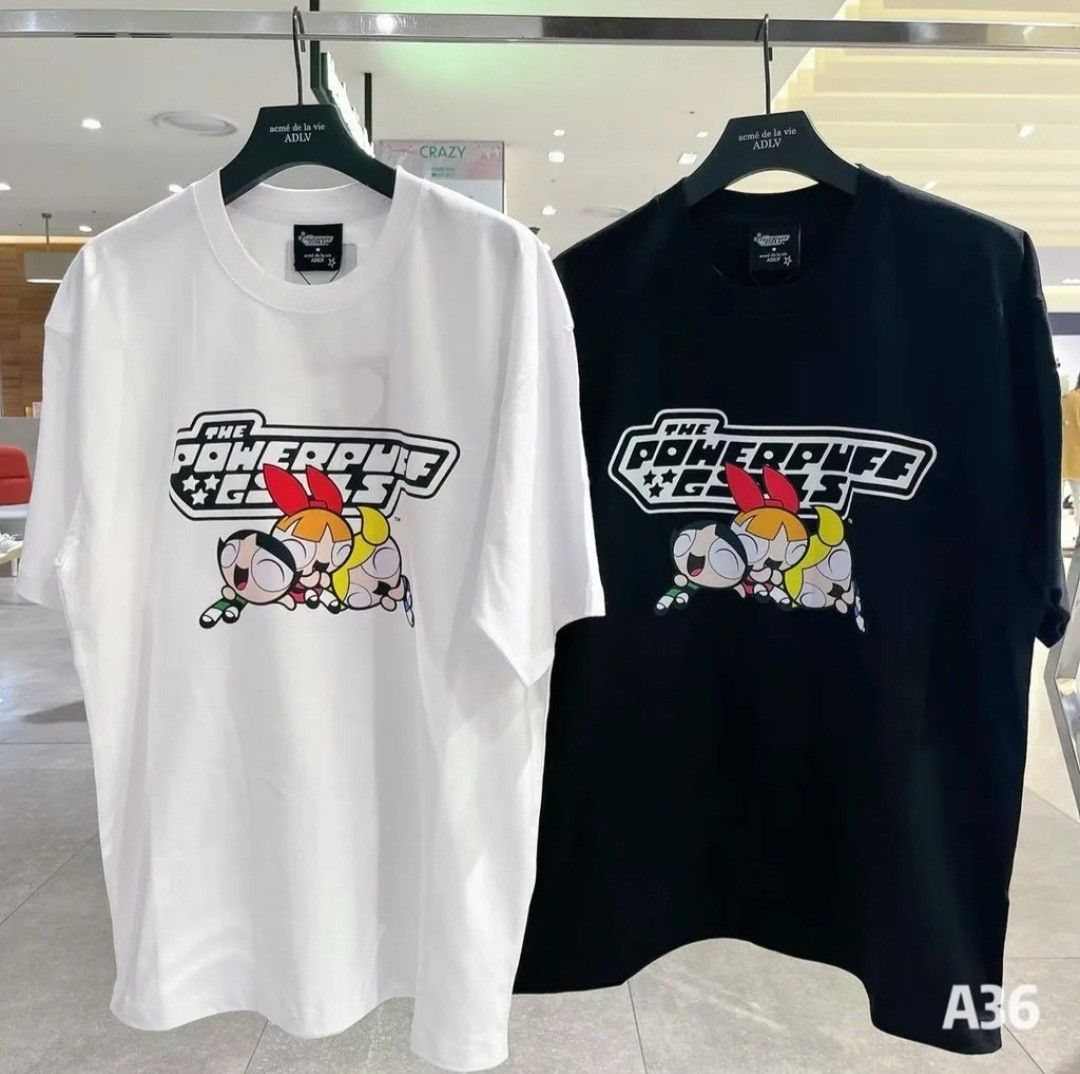 ADLV POWERPUFF GIRLS X ACMEDELAVIE LOGO T-SHIRT, Women's