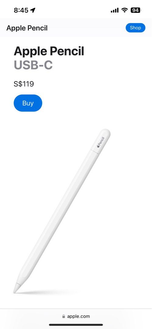 Apple Pencil (usb-c), Computers & Tech, Parts & Accessories, Other