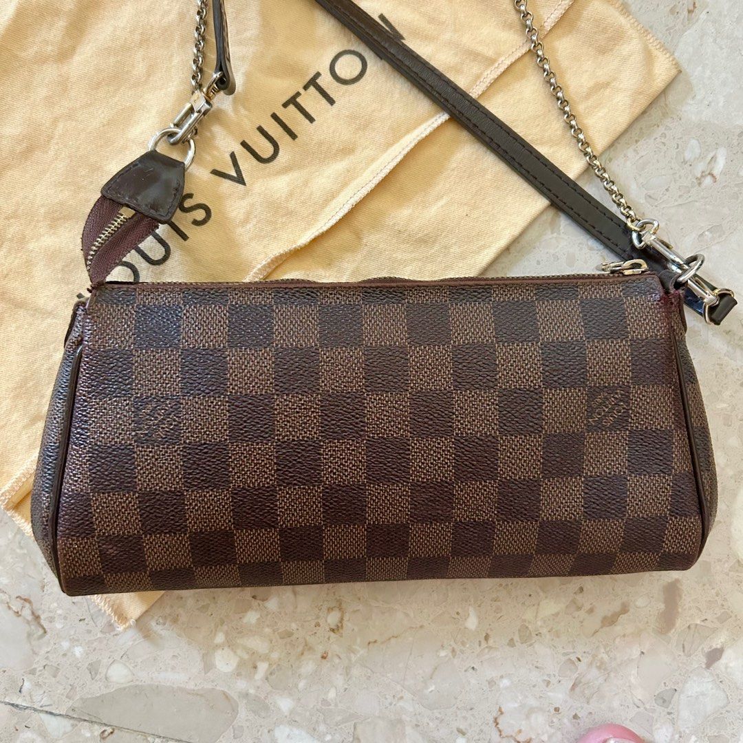 Authentic LOUIS VUITTON LV Eva Clutch Cross body Sling bag