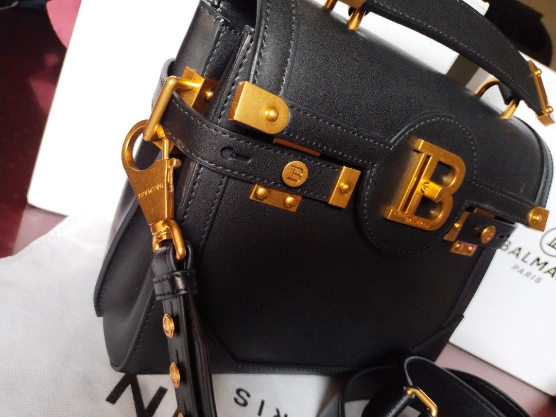balmain b buzz real leather (Category: Luxury Bags & Wallets) located in Iba. Submitted by kbcollection (Listing ID 1286673621, Image 2). Description: bought this for 9000 at online shop never used.