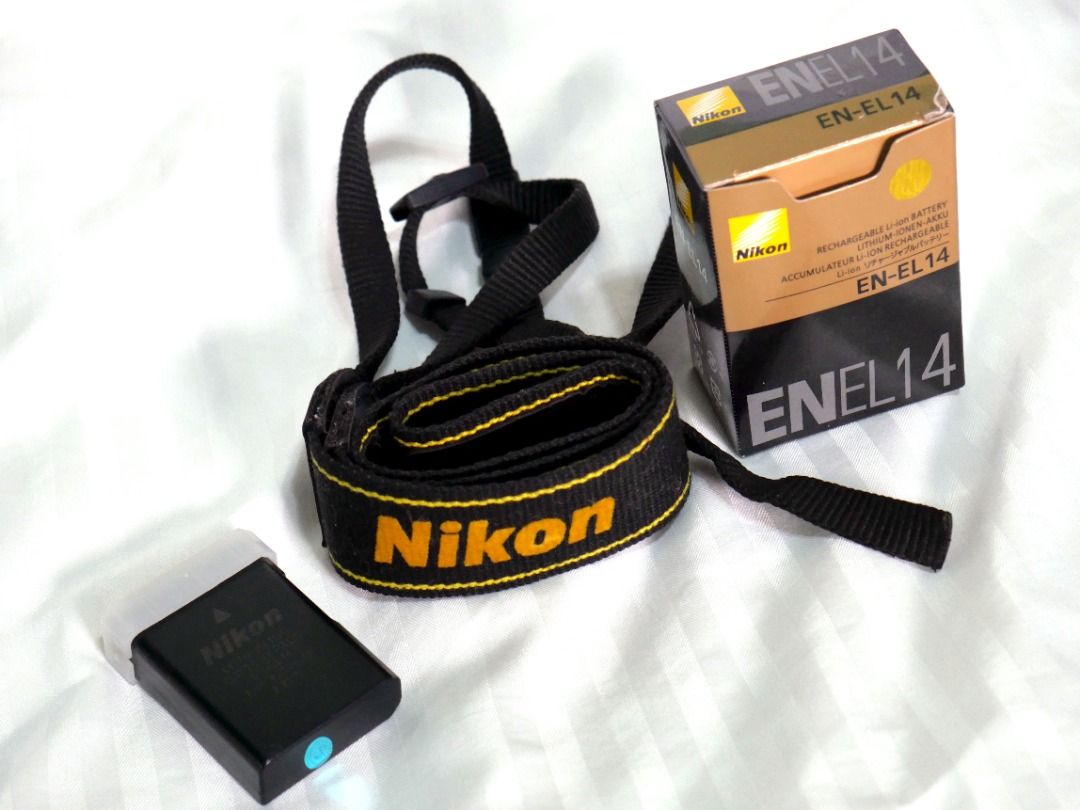 Battery for Nikon ENL14 (Category: Cameras) located in Angeles City. Submitted by olxph_649814671 (Listing ID 1314959996, Image 1). Description: Nikon EN-EL14 Rechargeable Li-ion Replacement 7.4v 1030 mAh Battery for P7000, P7100, P7700, D3100, D3200 & D5100 Cameras .