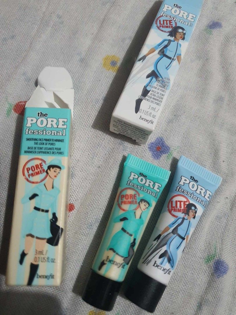 Benefit primer (Category: Makeup) located in Manila. Submitted by thriftstoreph (Listing ID 1315047940, Image 2). Description: take all for 550 pesos.