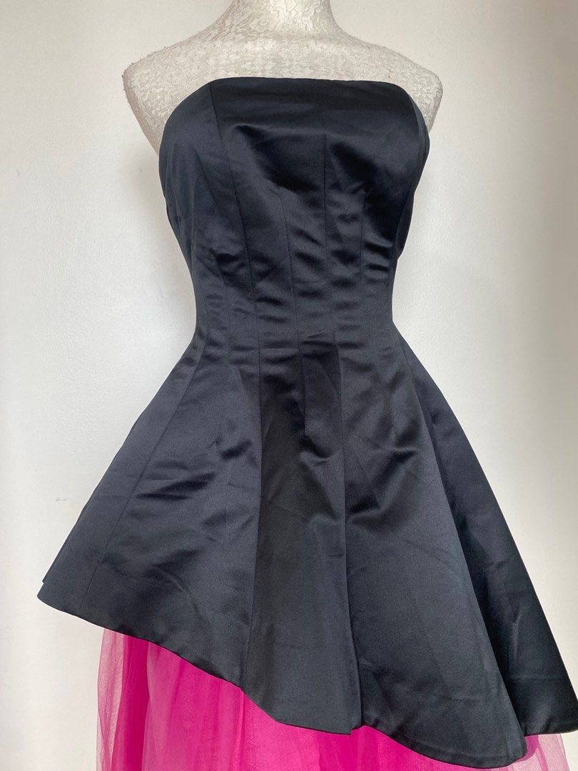 princess polly baby blue dress Mid-length dress BETSEY JOHNSON Black size 36 IT in Polyester