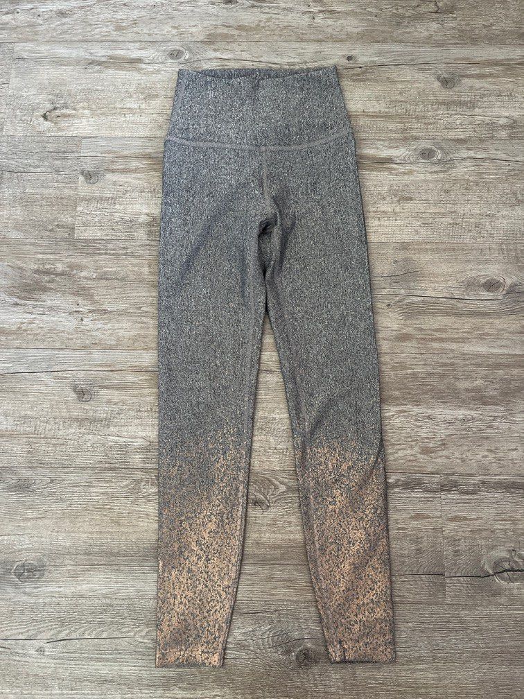 Beyond Yoga gradient rose gold glitter leggings Women s Fashion Activewear on Carousell