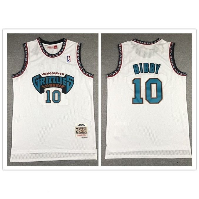 BRAND NEW IN STOCK Memphis Grizzlies BIBBY Retro Green White Basketball Jersey