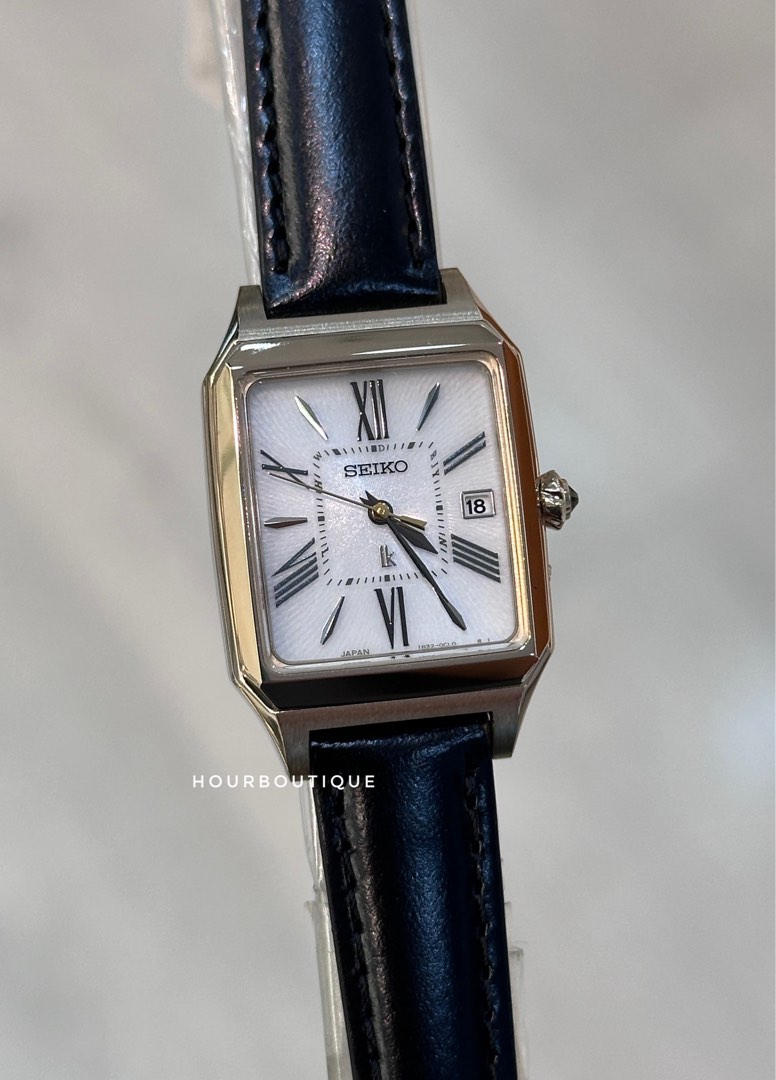 Brand New Seiko Lukia Tank Solar Powered Lady s Dress Watch GOLD PVD case SSVW212 Women s Fashion Watches Accessories Watches on Carousell