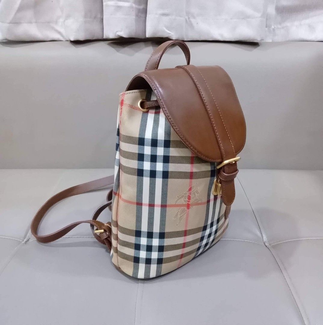 Burberry Mini Backpack (Category: Luxury Bags & Wallets) located in Taguig. Submitted by esa.agustin (Listing ID 1314991775, Image 3). Description: Original Burberry Mini Vintage Backpack. With dust bag..