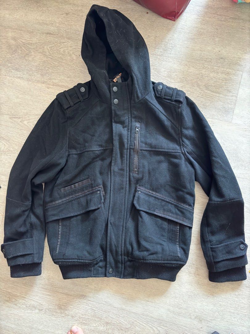 Burton Wool Winter Jacket Men s Fashion Coats Jackets and Outerwear on Carousell