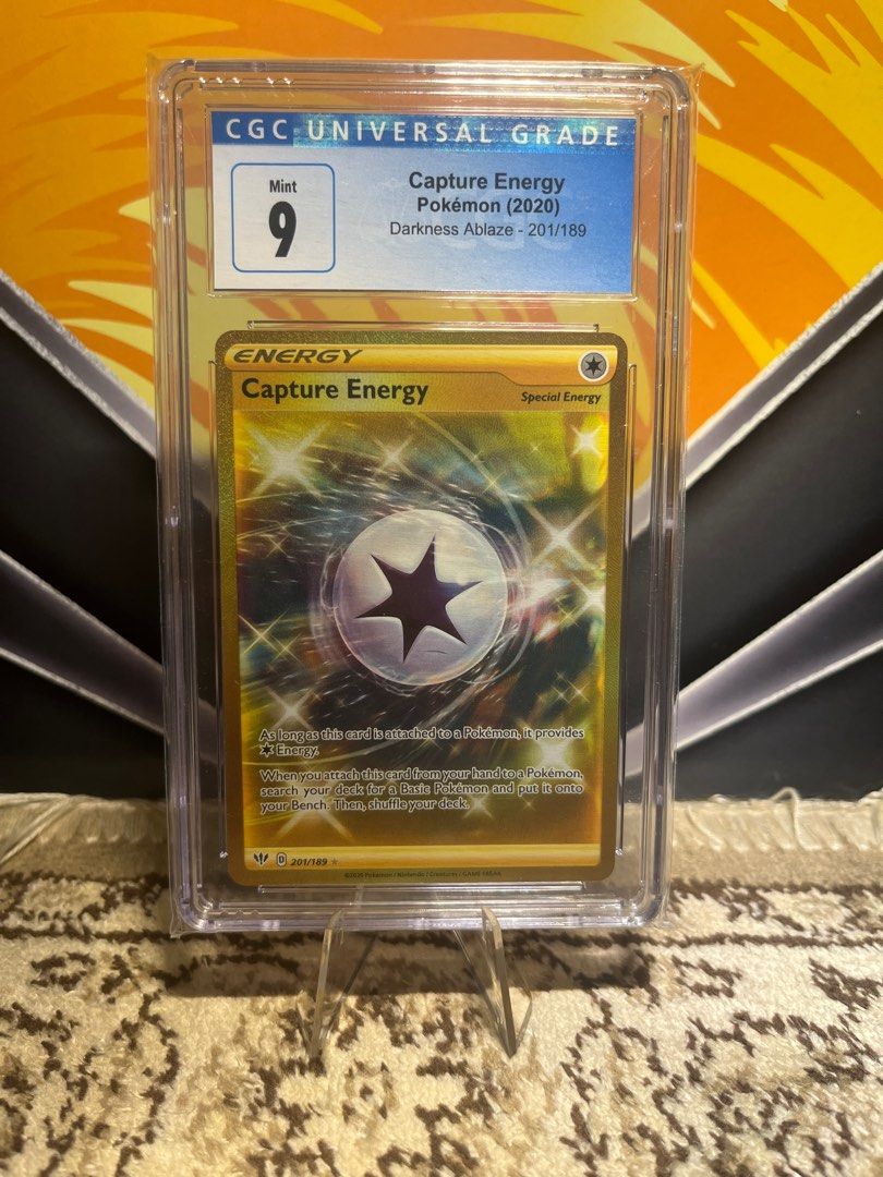 Capture Energy Gold CGC 9 old blue label, Hobbies & Toys, Toys & Games on Carousell Capture Energy Gold CGC 9 old blue label, Hobbies & Toys, Toys & Games on Carousell