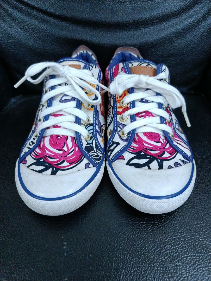 Blue coach shoes store