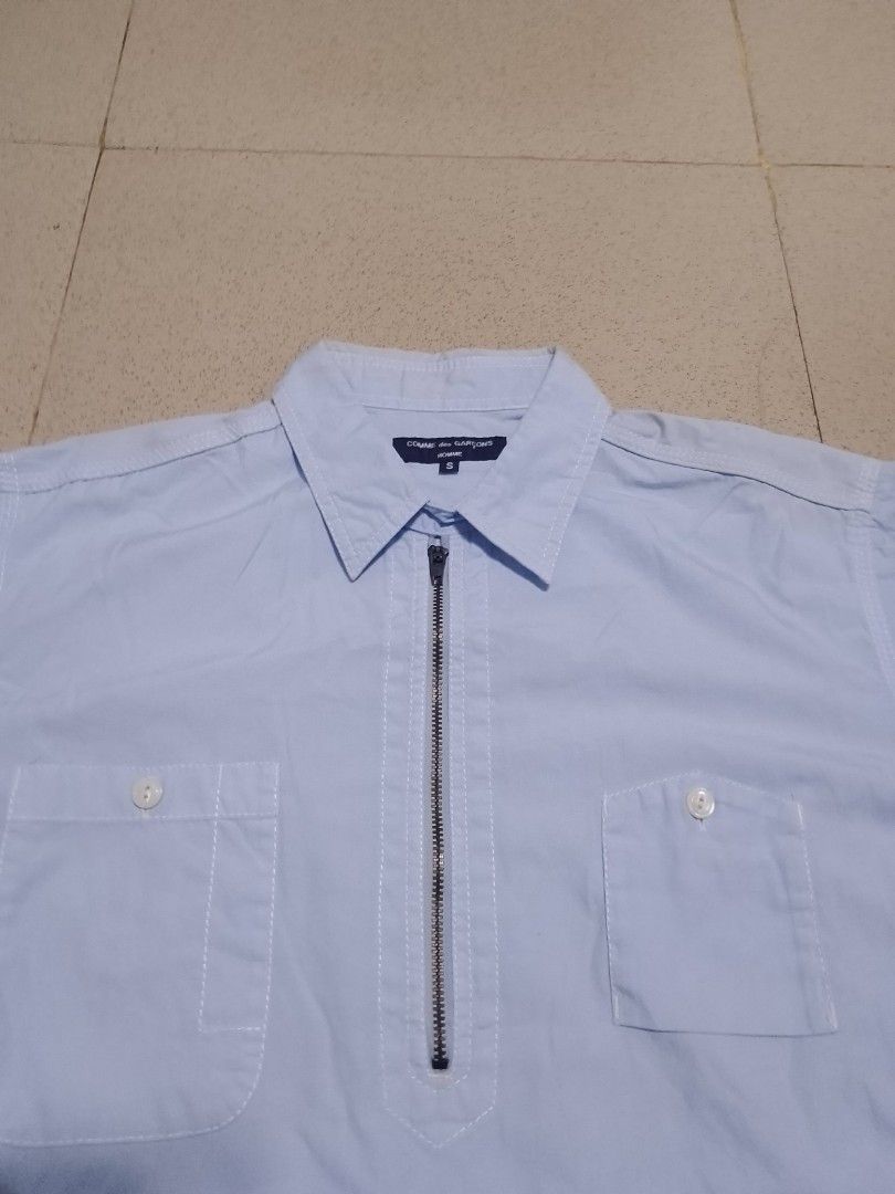 COMME DES GARCONS HALFZIP LONGSLEEVE (Category: Sets & Coordinates) located in Bulacan. Submitted by rrthrifts (Listing ID 1315090192, Image 2). Description: VERY GOOD CONDITION SIZE SMALL ON TAG NEED WASH 1499PHP PLUS SHIPPING FEE ONLY.