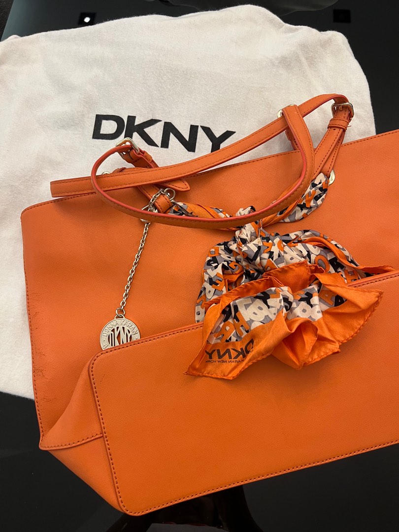 Dkny orange bag shop