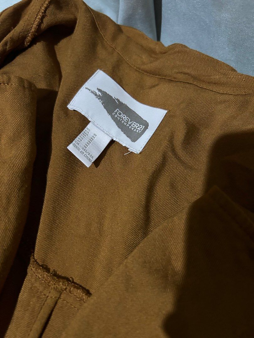 Forever 21 - Light Long Coat with Tie Belt (Category: Coats, Jackets and Outerwear) located in Caloocan City. Submitted by escolar (Listing ID 1315030983, Image 3). Description: Last photo actual when worn.