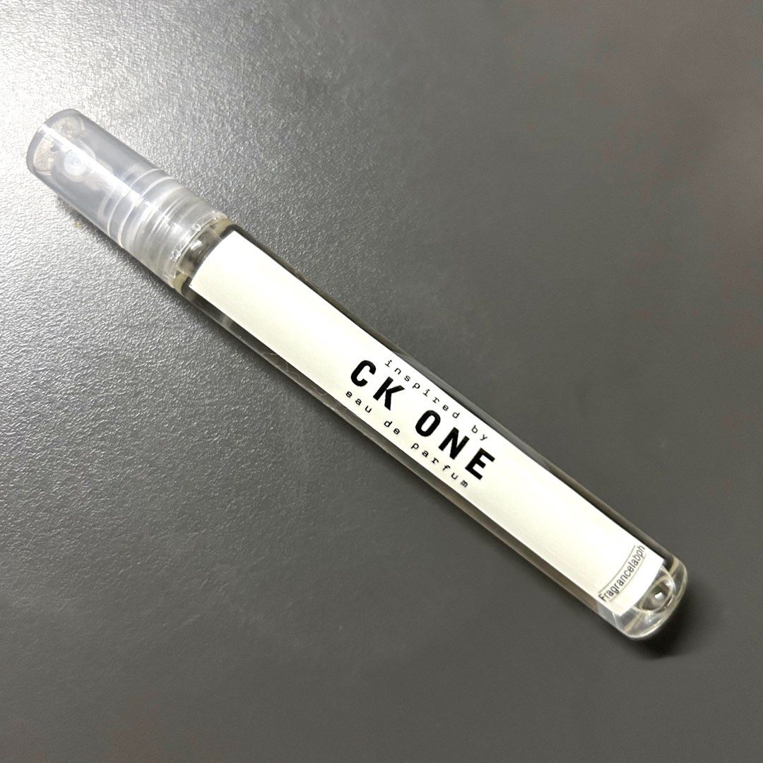 Fragrance Lab - Homme Eclat & CK One (Category: Fragrance & Deodorants) located in Caloocan City. Submitted by escolar (Listing ID 1315033193, Image 3). Description: TAKE ALL FOR P300 Sprayed once for testing only Homme Eclat - 50mL CK One - 10mL.