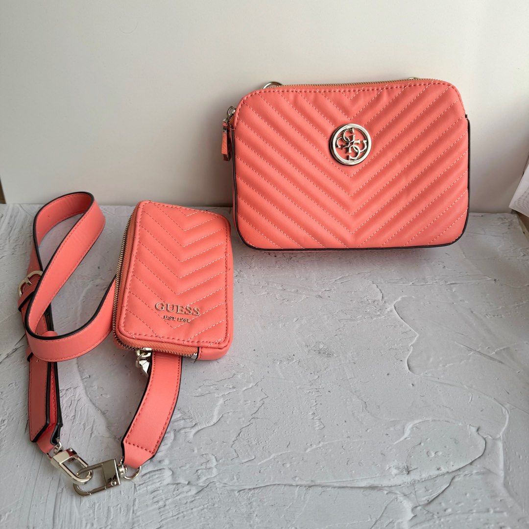 GUESS Blakely Status Crossbody Bag Tas Wanita Barang Mewah Tas Dompet di Carousell