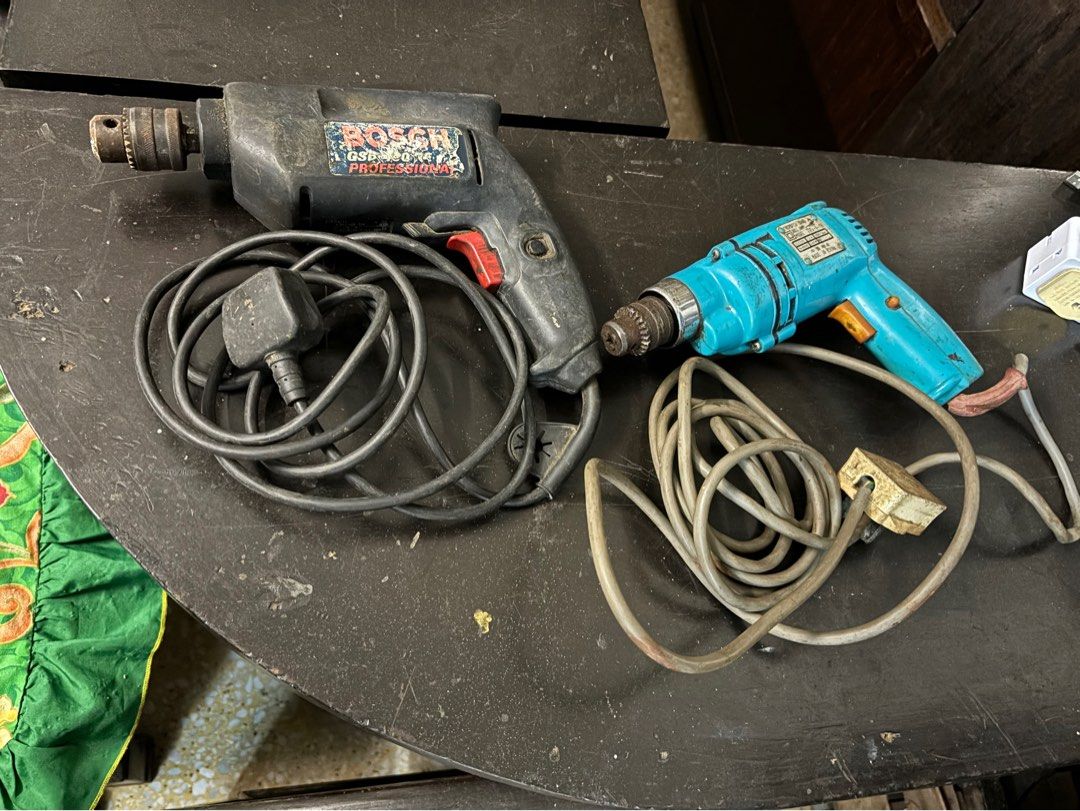 I have two drills for sale. They are functional. The price for both is RM100 including shipping