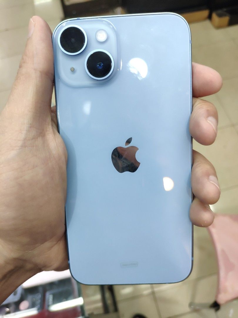 Iphone 14 128 ex digimap garansi panjang juni 2025 bh 100, Telepon ...