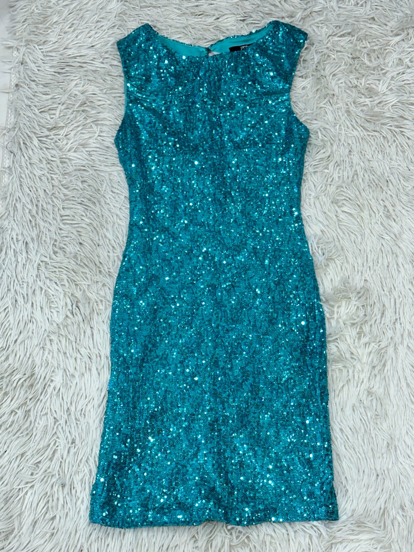 Jane Norman metallic disc sequin dress Women s Fashion Dresses Sets Dresses on Carousell