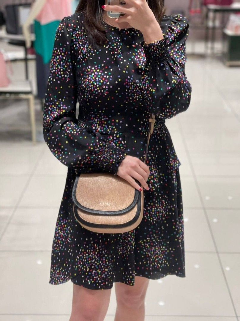 Kate spade roulette saddle bag top
